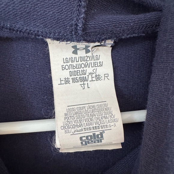 Penn State Navy Blue Hoodie Under Armour - Picture 6 of 8